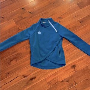 Dark teal green Umbro sweatshirt Girls size 6